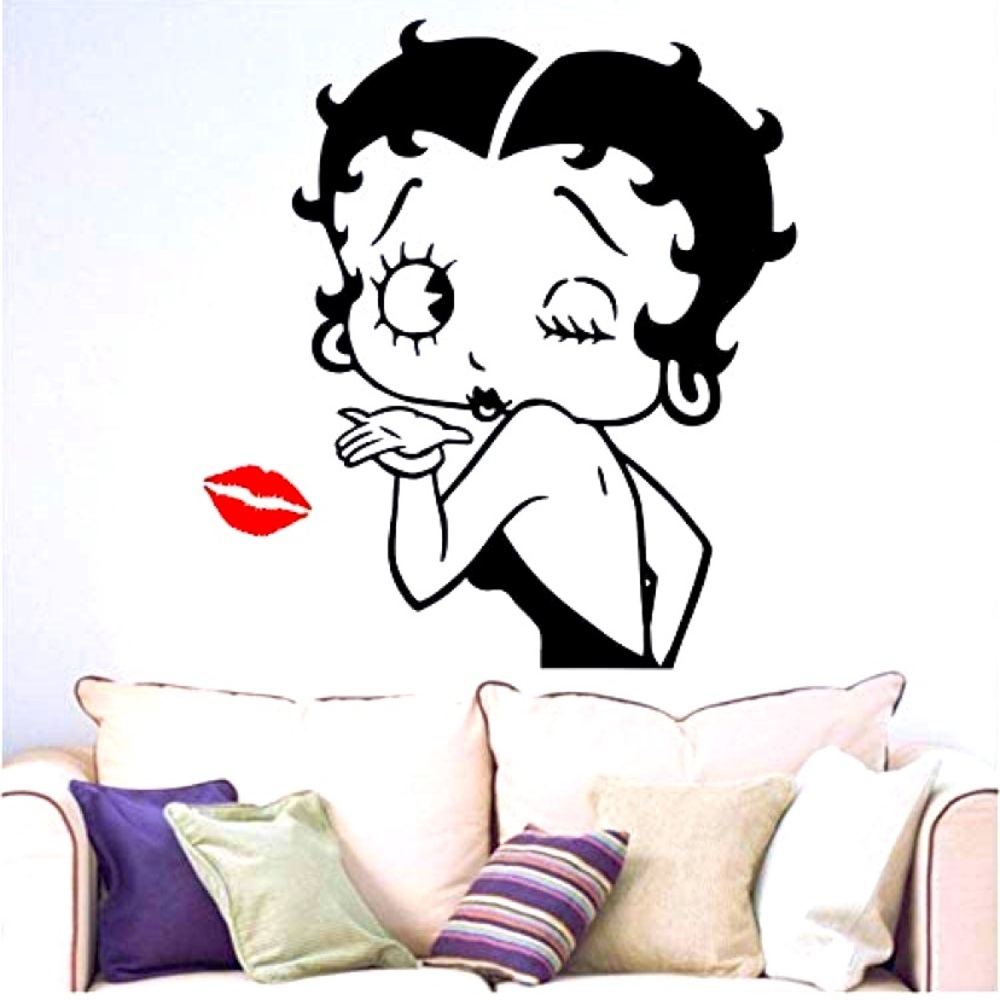 Betty boop wall sticker